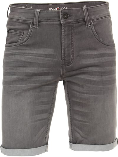 Casa Moda Korte Broek San Francisco Stretch Grijs 513648900 - 30 (S)