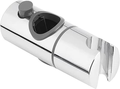 Verstelbare Handdouche Houder van 25mm ABS, Universele Klem voor Douchekop, Geschikt voor Standaard Ronde Doucherails en Makkelijk te Installeren