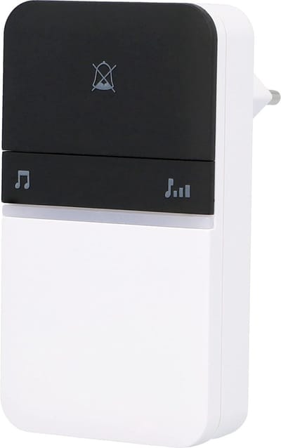 Draadloze deurbel met LED-indicator en 80 dB geluid, IP44 spatwaterdicht
