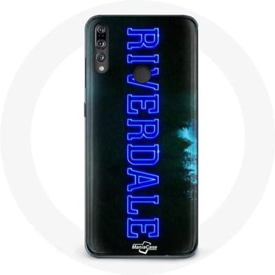 Hoesje voor Huawei p30 lite Riverdale Series Logo blauw blauw