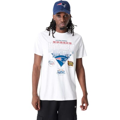 New Era New England Patriots T-shirt Wit