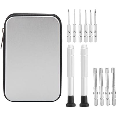 Professionele Gereedschapsset Bril Horloge Telefoon Precisie Schroevendraaier Reparatie Set white