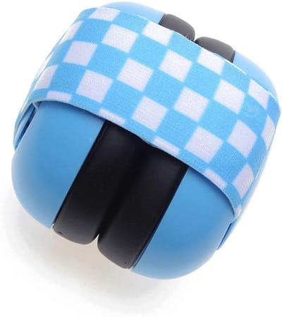 Baby Oorbeschermers - Gehoorbescherming Baby - Geluid Dempen - NRR 30DB Bescherming - Voor Pasgeborenen - Blauw