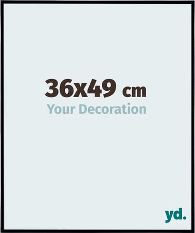 Your Decoration - Fotolijst 36x49 cm - Kunststof - Zwart Mat - Evry
