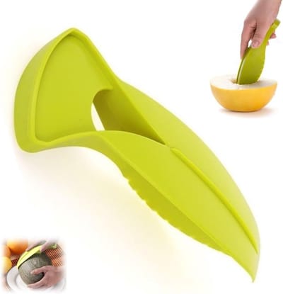 2025 Nieuwe meloen snijgereedschap - Cantaloupe snijder snijgereedschap - Snelle en veilige fruitsnijder - Meloen snijder - Honingmeloen splitter - voor familiefeest kampeerkeuken gadgets - Groen - 1 stuk