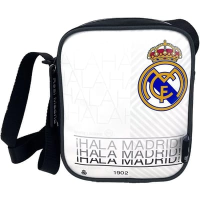 Sac à Bandoulière Real Madrid Hala Madrid BD92-01RM Noir et Blanc