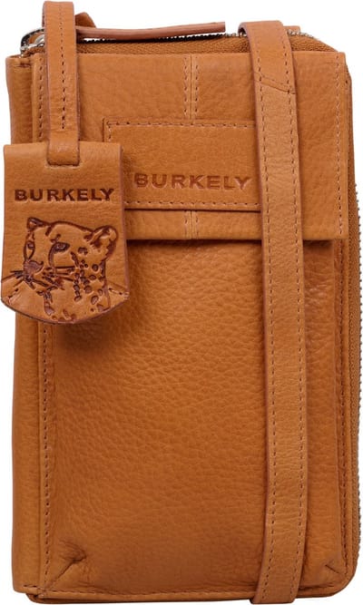 BURKELY Soft Skylar Dames Phone Wallet - Cognac