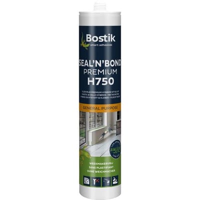 Bostik H750 Seal'N'Bond Premium Afdichtingslijm/kit - Grijs - 290ml