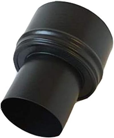 Zwarte Rookpijp Verlengstuk voor Pelletkachel 80-100 mm Diameter