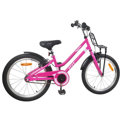 vidaXL - Kinderfiets - 20 - Inch - voor - 6-11 - jaar - oud - Roze - Zwart