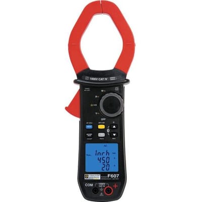 Chauvin Arnoux F607 Stroomtang Digitaal Datalogger CAT IV 1000 V Weergave (counts): 10000