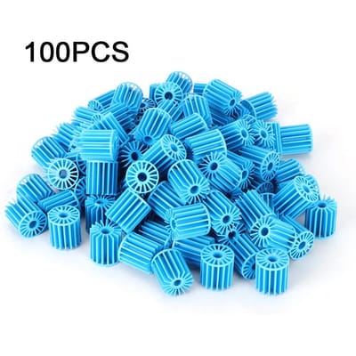 100 Pièces Aquarium Filtre Bio Balles Matériau Filtrant pour Pompe à Air Aquarium blue