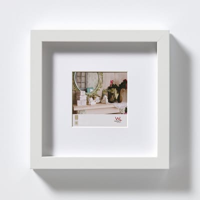 Walther Stockholm - MDF Houten lijst - Fotoformaat 20x20 cm - Wit