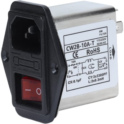 Filtre EMI Petit Compact Stable Fiable Suppression du Bruit Alimentations pour Équipement de Laboratoire