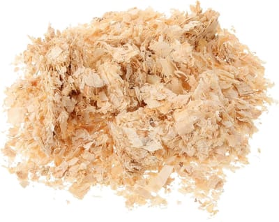 Zaagsel Strooisel - Houtkrullen Bodembedekking - Kleine Dieren Verzorgen - Natuurlijke Geurabsorptie - 500 g - Natuurlijk Hout