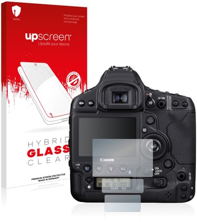 upscreen - Screenprotector voor Canon EOS 1D X Mark III - Folie Beschermfolie Beschermglas transparant
