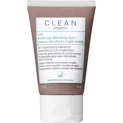 Nettoyant, Réserve - Argile Pourpre, Détoxifiant, Masque à l'Argile, 59 ml