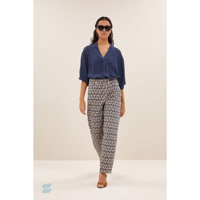 By-Bar Lew Paris Cheetah Pants Paris Cheetah Size: S | Wide-Leg & Flared Pants Outlet | Dames | Beige