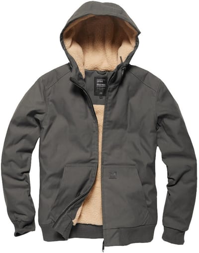 Vintage Industries Winterjas Datton Jacket Grey