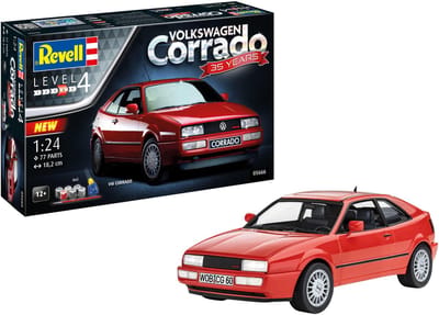 Revell Modelbouwpakket Auto - 05666 Volkswagen VW Corrado - 35 Years! - Geschenkset Plastic - 1:24 - Modelbouw