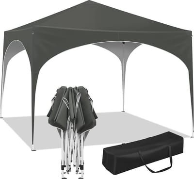 Waterdichte Partytent 3x3 m - Verstelbaar Tuinpaviljoen voor Terras en Camping