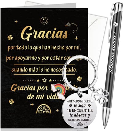 Dailygoody - Bedankkaarten voor leraren - Afscheidskaart met envelop - Perfect cadeau voor afscheid - 26,6 x 16,8 cm - Cadeaus voor leraren - Mooie he...