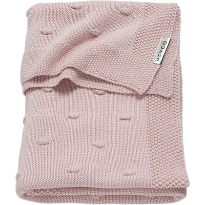 Meyco Baby Knots wiegdeken - pink - 75x100cm - 1.0 TOG