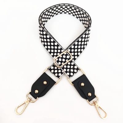 Dailygoods- Tasriem verstelbaar 80-130 cm - Schouderriem met karabijnhaak - Brede tasriem 3,8 cm - Draagriem voor dames - Accessoires voor handtassen - Duurzame hardware - Schouderband