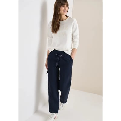 High Waist straight legs broek in Loose Fit