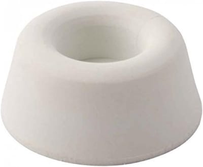 Toiletbril buffers - Zitbuffers meubels - Bescherming vloer - Set van 8 stuks - 19mm diameter - Wit