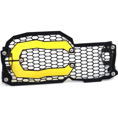 Motorfiets Lampenkap Motorfiets Koplamp Cover Grille Beschermer Vervanging voor BMW F650GS (tweecilinder) yellow