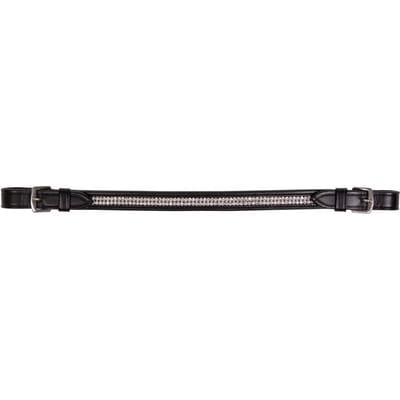 QHP - Bokriem Rhinestone - Zwart