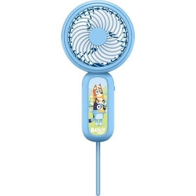Bluey - draagbare handventilator - zeer stil - USB-C oplaadbaar - met polsbandje