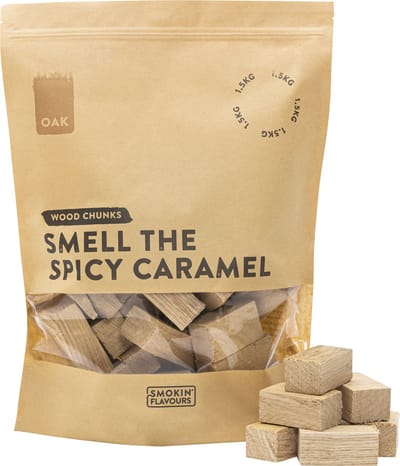 Smokin' Flavours - Rookchunks 1,5 KG eik