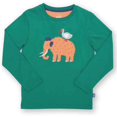 T-shirt met lange mouwen voor babyjongens Kite Woolly Mammoth