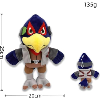 Op Voorraad Aankomst Star Fox Pluche Vos Mccloud Pluche Sleutelhanger Zacht Gevuld Hanger Alle S Tar Collectie Tas Hanger Cadeau Voor Gamers