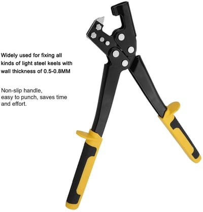 Dailygoods- Stansgreep Antislip Handgreep - Lichtgewicht Stalen Kiel - Gipsplaat Gereedschap - Eénhandige Bediening - Duurzaam en Efficiënt - Verstekang