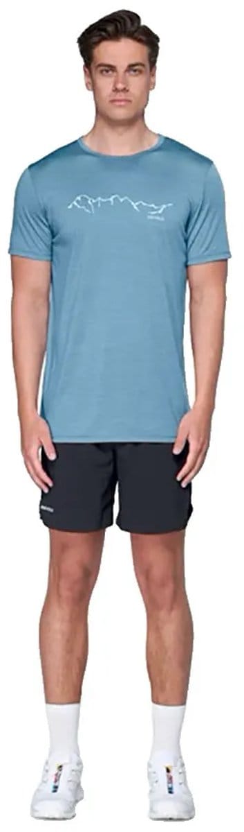 Devold Of Norway Active Skyline T-shirt Met Korte Mouwen Blauw L Man