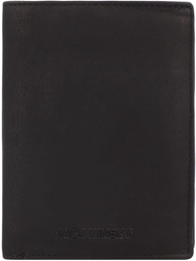 Jack Kinsky Aruba Portemonnee RFID-bescherming Leer 12.5 cm - Jongens - Horizontaal - schwarz