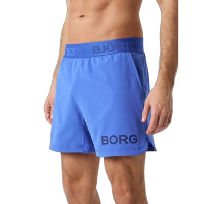 Björn Borg 6'' Sportbroek Heren - Korte broek mannen - Amparo Blauw - Gerecycled Polyester - Maat L