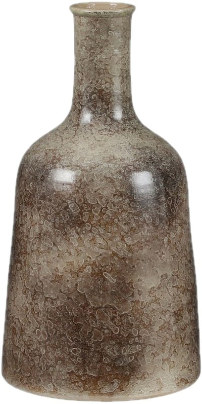 Mica Decorations - Fles bloemenvaas - Terracotta - nature bruin shadow - D22 en H35 cm