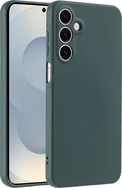 Hoesje geschikt voor Samsung Galaxy S25 hoesje zacht siliconen- Arara backcover - Pine Groen