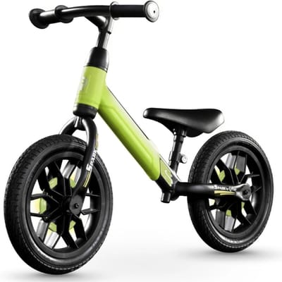 Kinderfiets - Loopfiets Balansfiets - Evenwicht Ontwikkelen - Ledverlichting Wielen - 12 inch - Groen