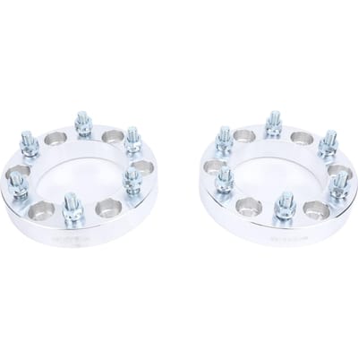 4 PIÈCES 30MM Élargisseurs de Roue 6 Goujons Alliage d'Aluminium Adaptateurs d'Élargisseurs de Roue Remplacement pour Mitsubishi L200 Argent argenté