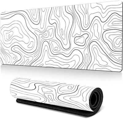 Unyqoos® Extra Grote Gaming Muismat 800 x 300 mm met Antislip en Waterdichte Coating voor Precisie