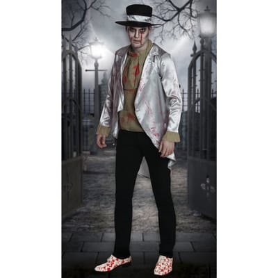 Halloween Bloody Bruidegom Maat 50/52 - Volwassenenkostuum