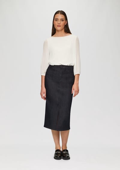 s.Oliver BLACK LABEL - Rok - Maat 36 - Vrouwen - 59Z2 BLUE -