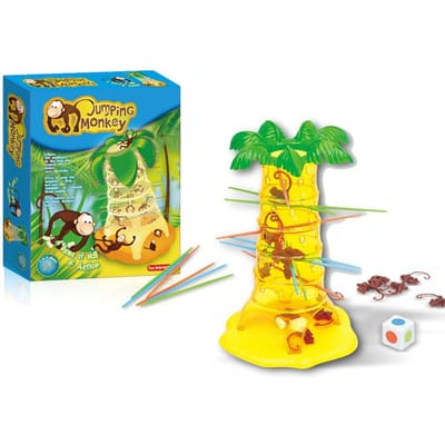 Multiplayer Tafelspellen Aap Kinderen Interessante Intelligentie Speelgoed Drop Down Ouder-Kind Interactief Bordspel Voor Kinderen geel
