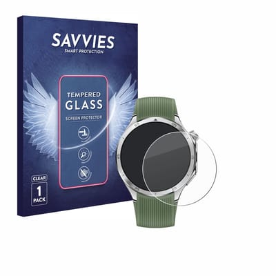 Savvies - Glas Screenprotector voor OnePlus Watch 3 - Gehard Beschermglas 9H