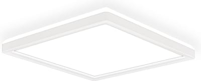 B.K.Licht - LED Plafonniére - met indirect licht - led paneel - 24 x 24 x 3cm - 4.000K - 16W